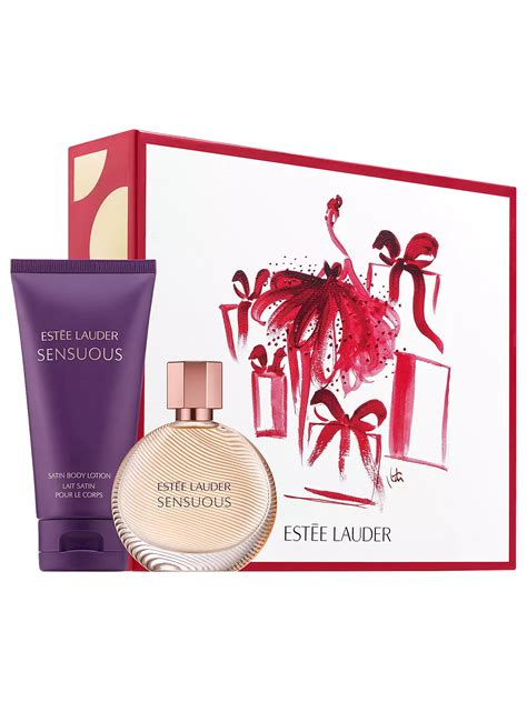 sensuous estee lauder gift set.